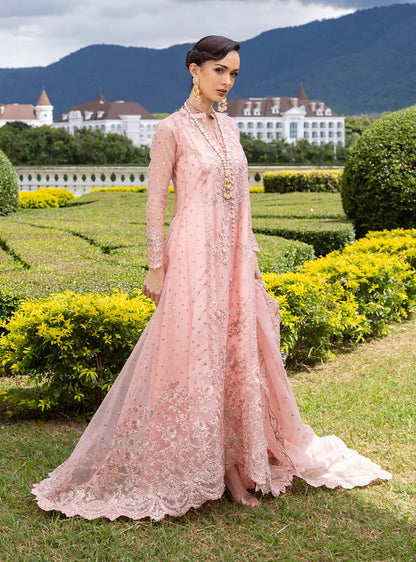 Zainab Chottani Embroidered Organza 3Pc Suit D-03 Roséa