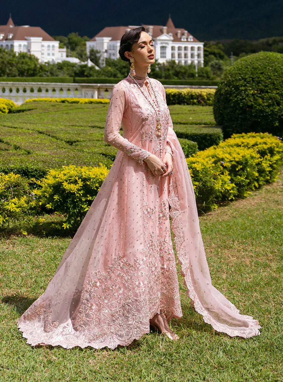 Zainab Chottani Embroidered Organza 3Pc Suit D-03 Roséa