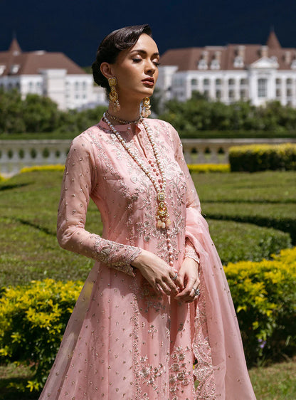 Zainab Chottani Embroidered Organza 3Pc Suit D-03 Roséa