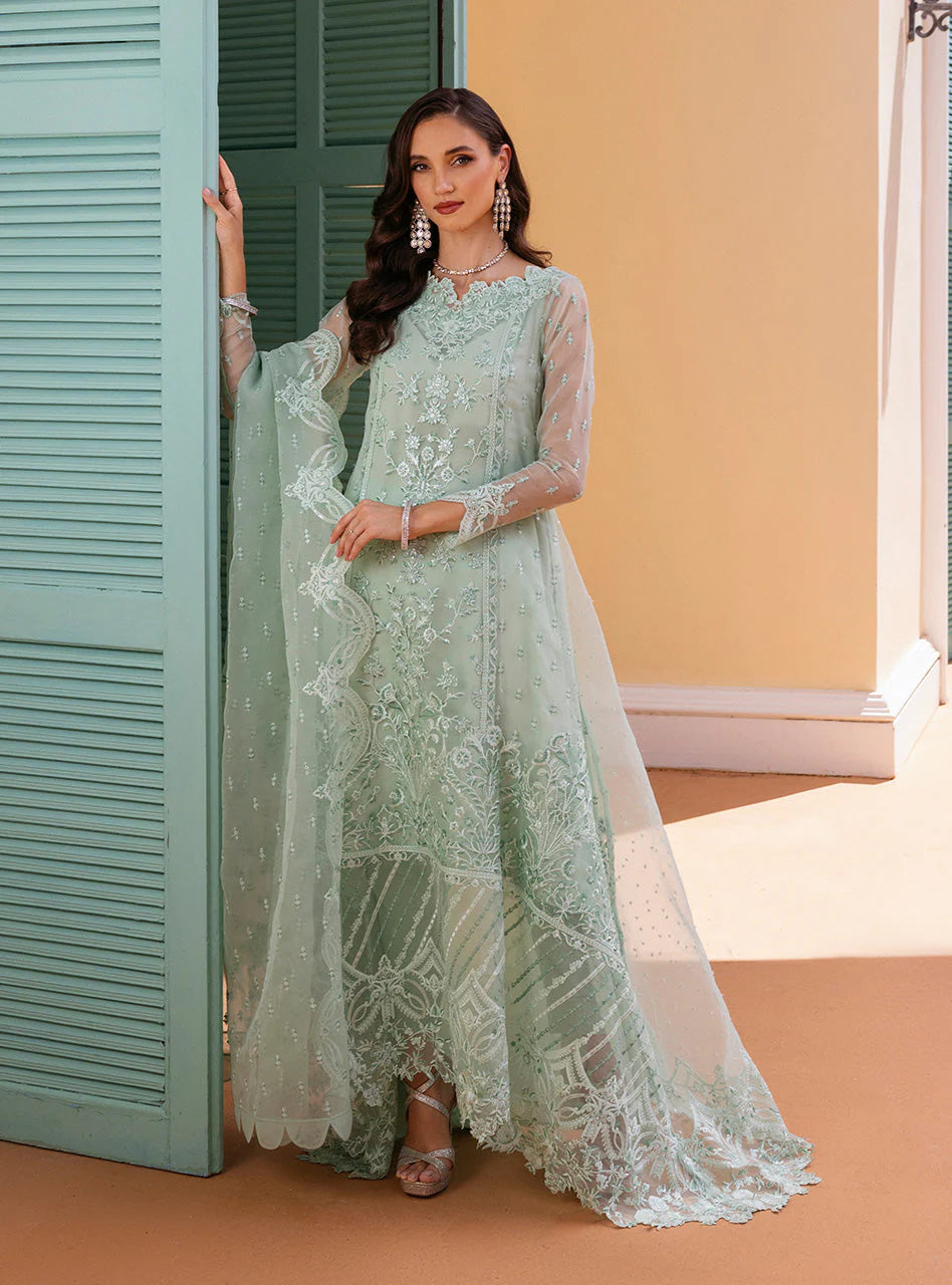 Zainab Chottani Embroidered Organza 3Pc Suit D-05 Sherine