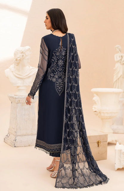 Maheer by Zarif Sequins Embroidered Net 3Pc Suit ZMU-02 ILANA