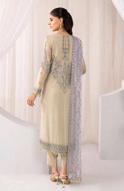 Maheer by Zarif Sequins Embroidered Chiffon 3Pc Suit ZMU-08 AFSANAH