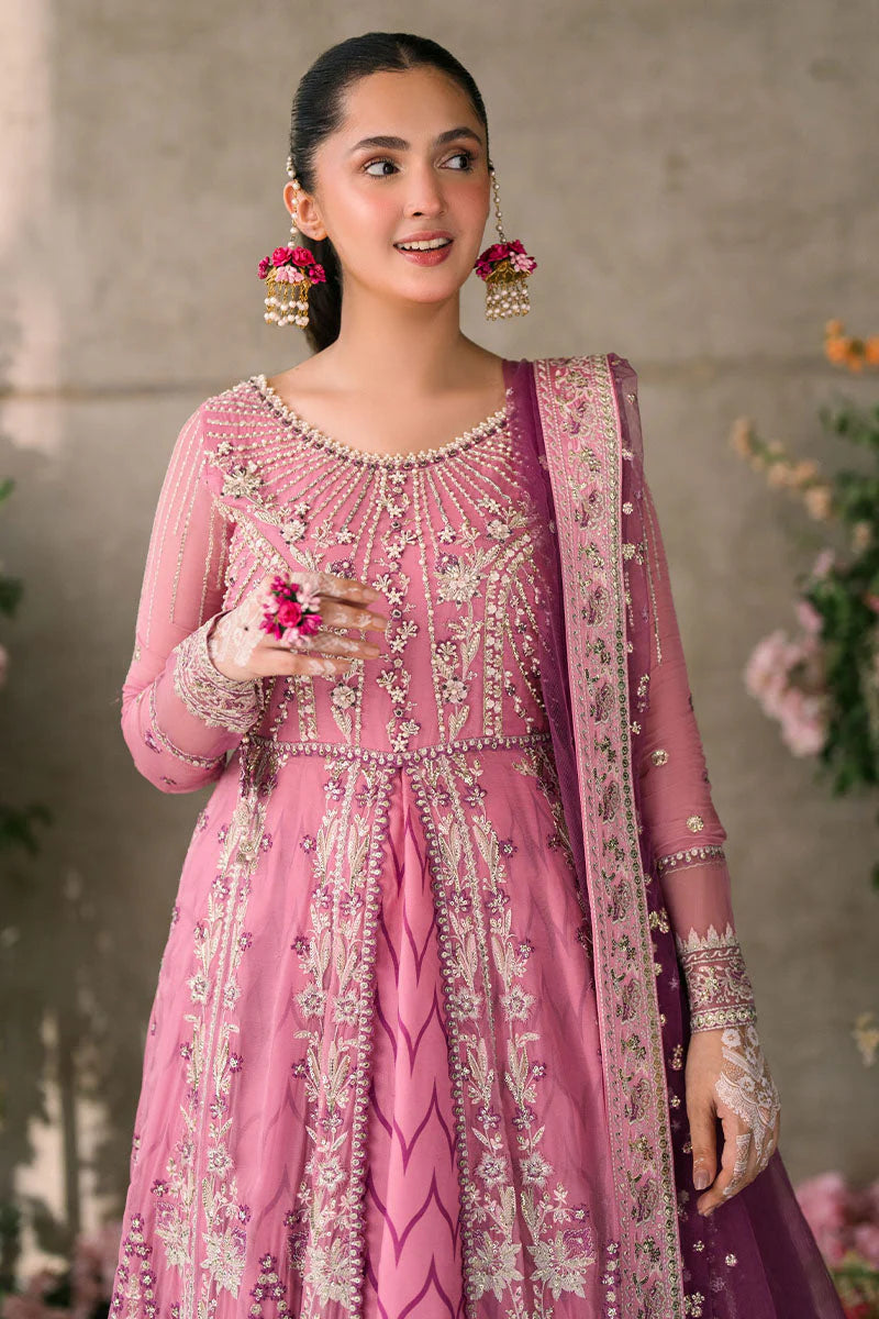 Mushq Mastani Evening Embroidered Chiffon 3Pc Suit MCH-08 DUA