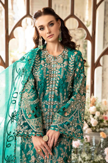 3 Piece Embroidered Suit | BD-2806