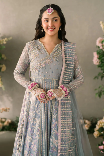 Mushq Mastani Evening Embroidered Chiffon 3Pc Suit MCH-09 EZZA