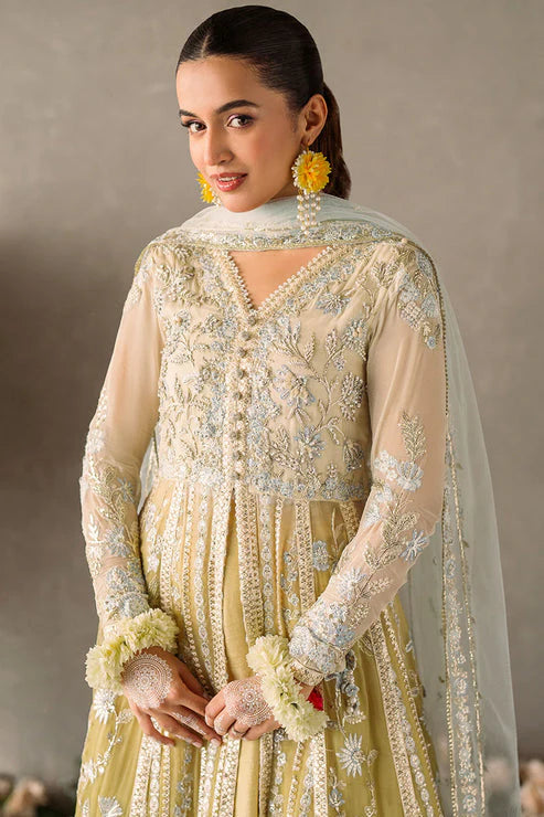 Mushq Mastani Evening Embroidered Chiffon 3Pc Suit MCH-06 HIRA