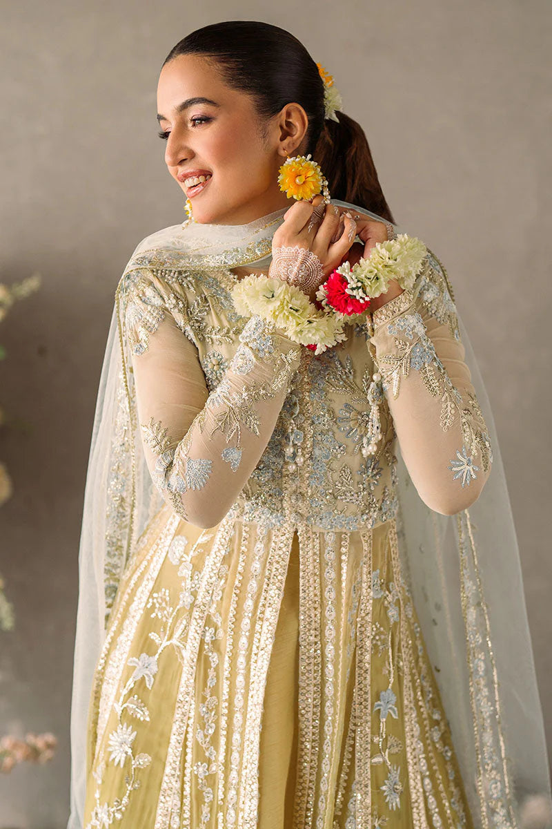 Mushq Mastani Evening Embroidered Chiffon 3Pc Suit MCH-06 HIRA