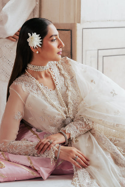 Silsila by Saad Shaikh Embroidered Organza 3Pc Suit D-01 Zahria