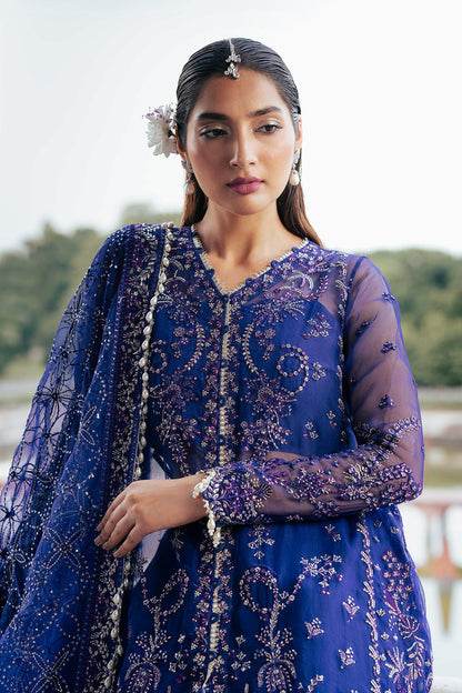 Silsila by Saad Shaikh Embroidered Organz 3Pc Suit D-08 Onara