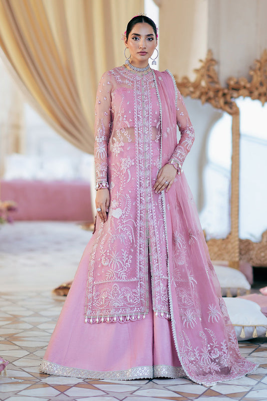 Silsila by Saad Shaikh Embroidered Organza 3Pc Suit D-03 Leya