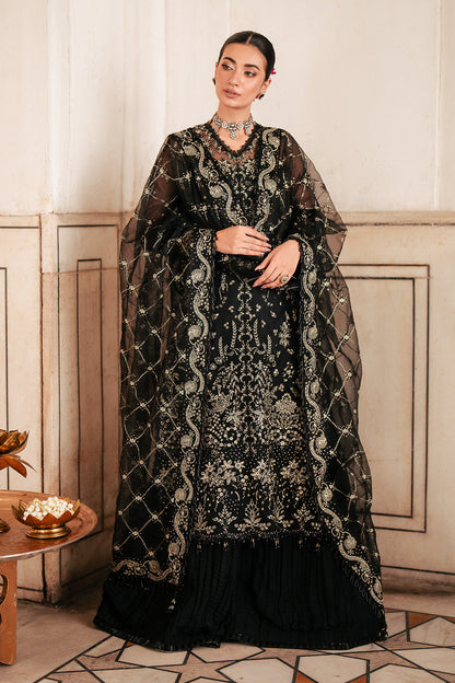 Silsila by Saad Shaikh Embroidered Organza 3Pc Suit D-04 Amaya