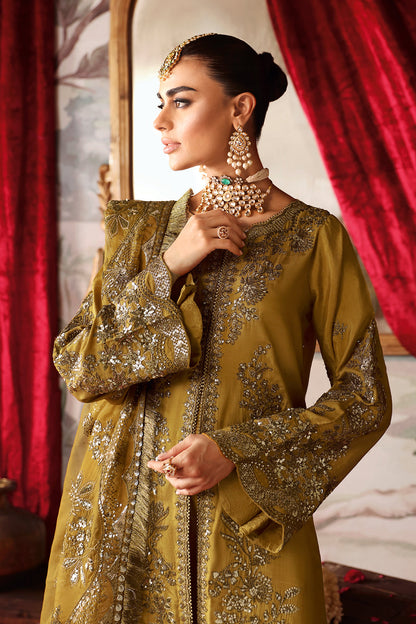 Shagna Premium Embroidered Raw Silk 3Pc Suit S-07 Maya