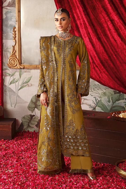 Shagna Premium Embroidered Raw Silk 3Pc Suit S-07 Maya