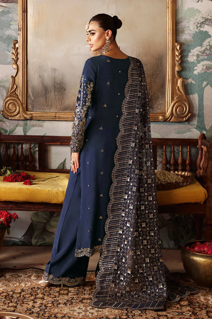 Shagna Premium Embroidered Raw Silk 3Pc Suit S-01 Naghma