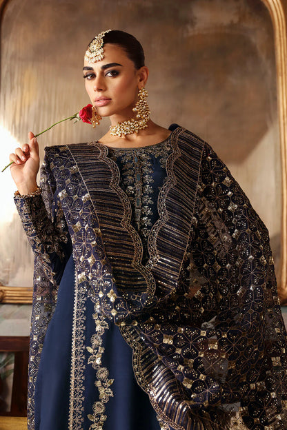 Shagna Premium Embroidered Raw Silk 3Pc Suit S-01 Naghma