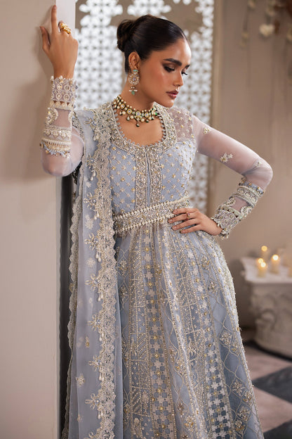 Gossamer by Zaha Embroidered Organza 3Pc Suit ZC24-01 Sofina