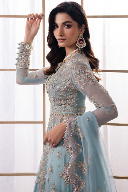 Gossamer by Zaha Embroidered Organza 3Pc Suit ZC24-04 Kiana