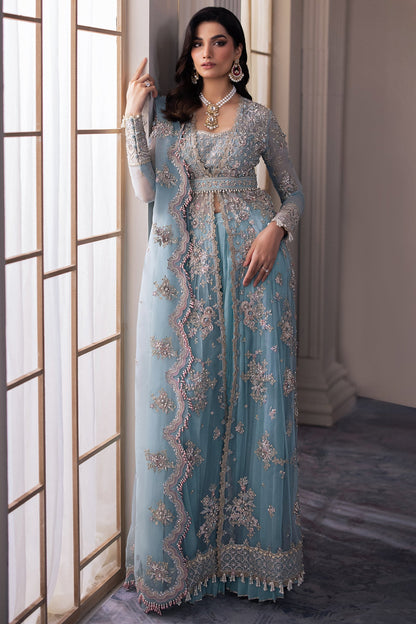 Gossamer by Zaha Embroidered Organza 3Pc Suit ZC24-04 Kiana