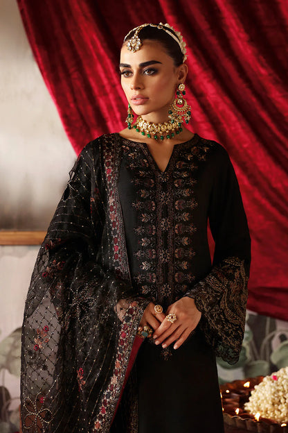 Shagna Premium Embroidered Raw Silk 3Pc Suit S-05 Zareen