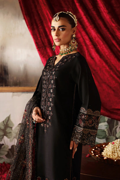 Shagna Premium Embroidered Raw Silk 3Pc Suit S-05 Zareen