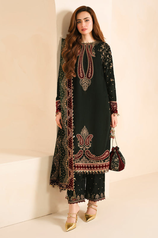 JAZMIN__Embroidered Velvet Formal VF-2034