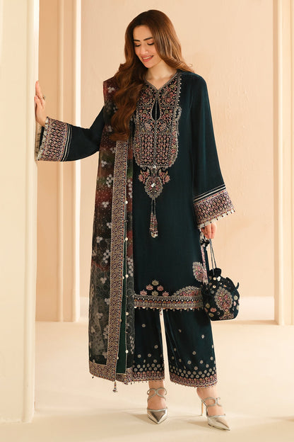 JAZMIN__Embroidered Velvet Formal VF-2039