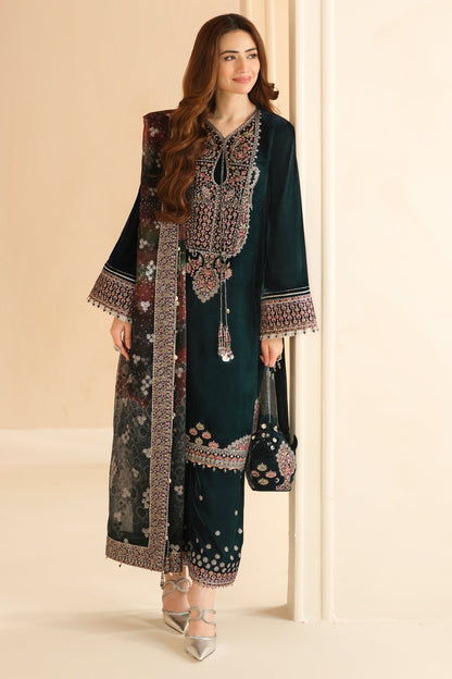 JAZMIN__Embroidered Velvet Formal VF-2039