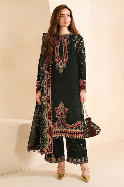 JAZMIN__Embroidered Velvet Formal VF-2034