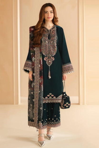 JAZMIN__Embroidered Velvet Formal VF-2039