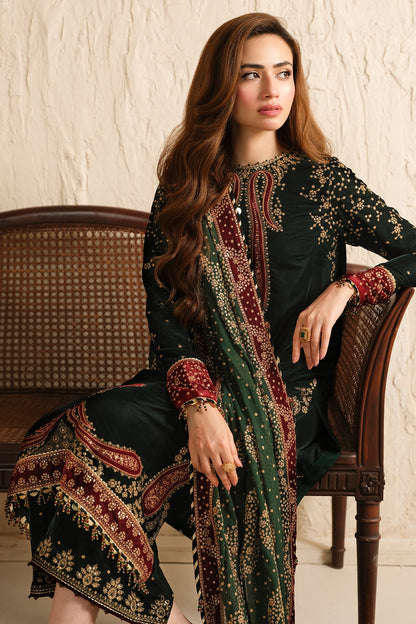 JAZMIN__Embroidered Velvet Formal VF-2034