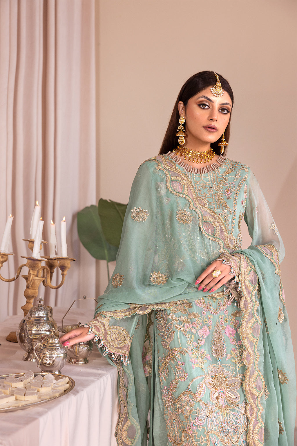 Emaan Adeel Romansiyyah Luxury Formal 3 Piece Suit RM-02 Dalilah - Riwayat-e-khas