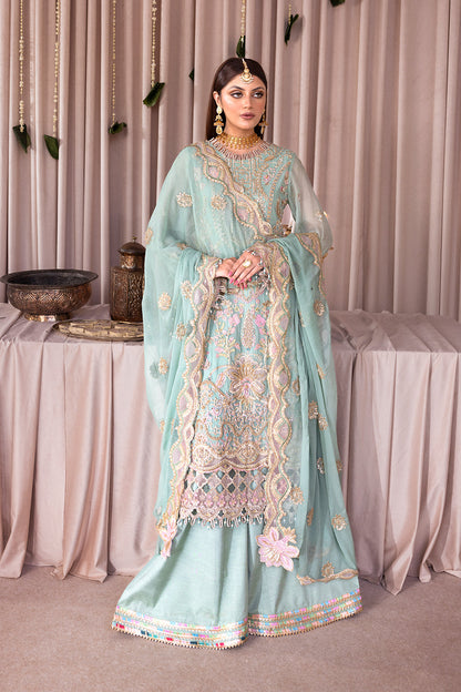 Emaan Adeel Romansiyyah Luxury Formal 3 Piece Suit RM-02 Dalilah - Riwayat-e-khas