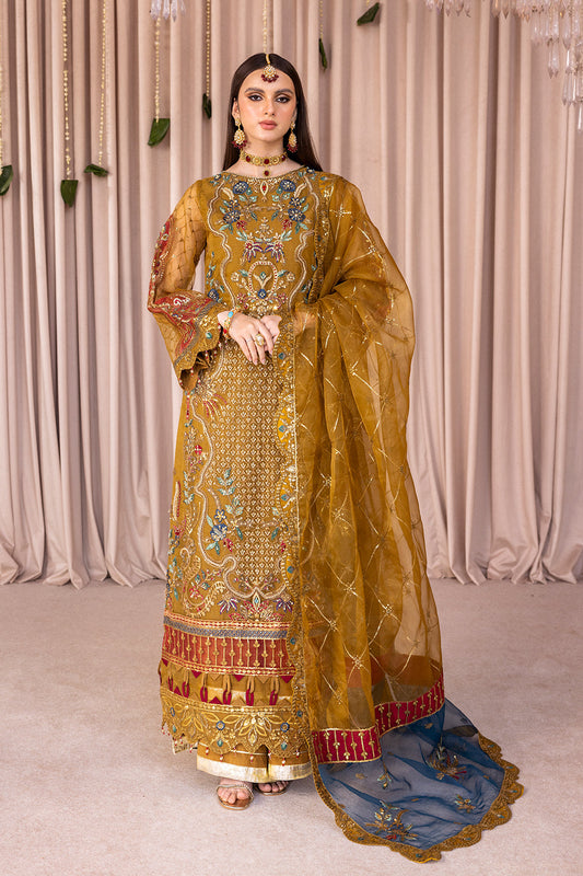 Emaan Adeel Romansiyyah Luxury Formal 3 Piece Suit RM-09 Misha - Riwayat-e-khas