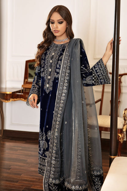 EMBROIDERED VELVET UF 41 - Riwayat-e-khas