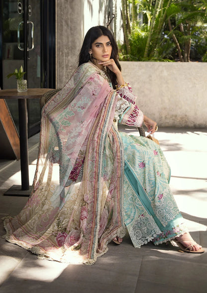 ELAF Signature Embroidered Lawn Unstitched 3Pc Suit ESL-02B PEARLY ESSENCE