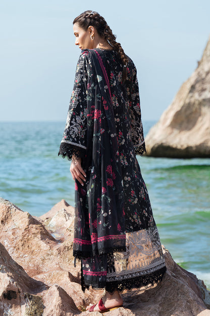 Afrozeh Summer Together Embroidered Lawn 3Pc Suit - Levana