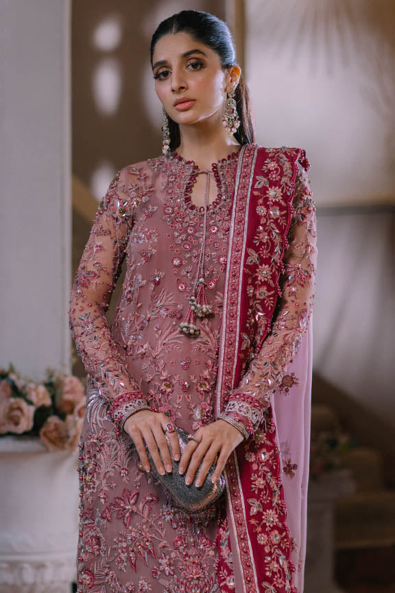 ELAN Wedding Festive Embroidered Organza 3Pc Suit EC2-23-01 - Riwayat-e-khas