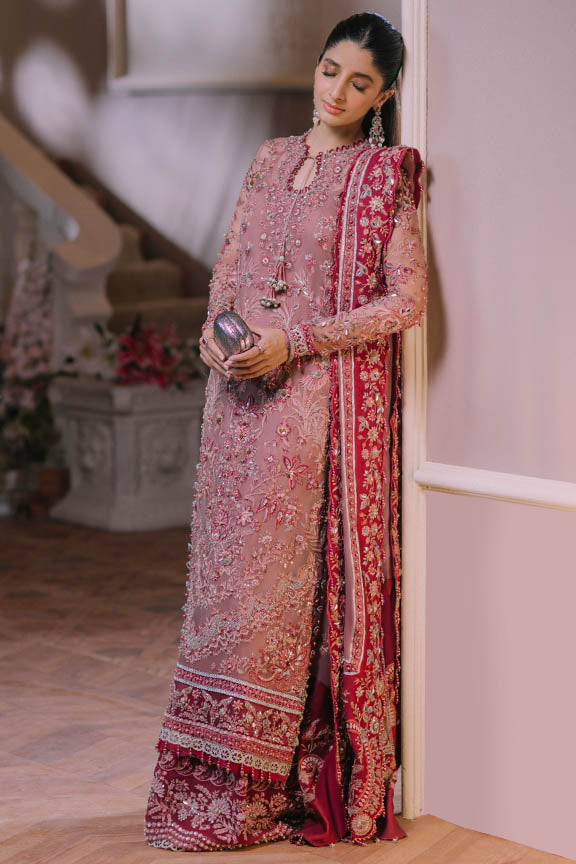 ELAN Wedding Festive Embroidered Organza 3Pc Suit EC2-23-01 - Riwayat-e-khas