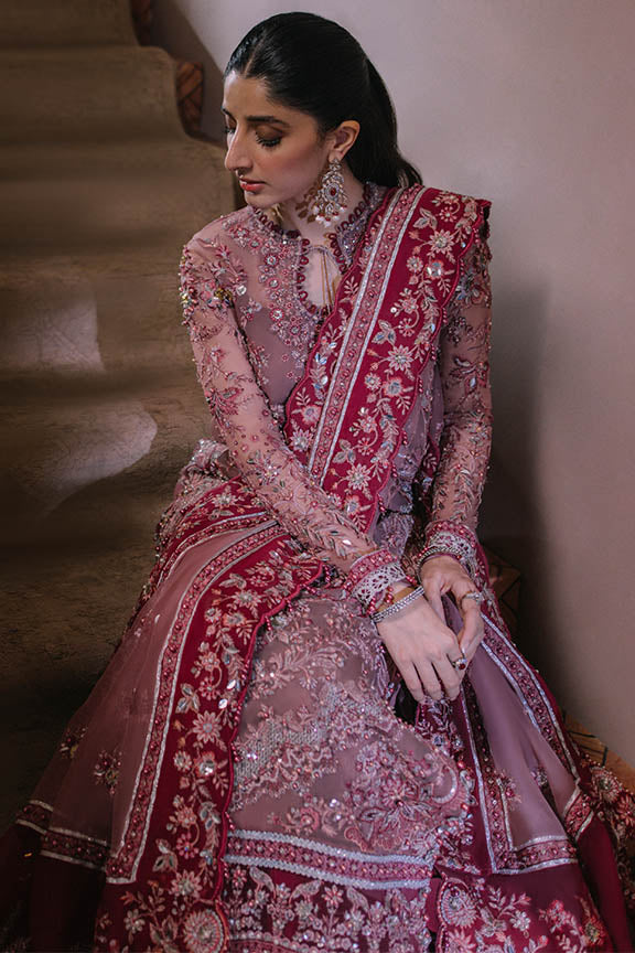 ELAN Wedding Festive Embroidered Organza 3Pc Suit EC2-23-01 - Riwayat-e-khas