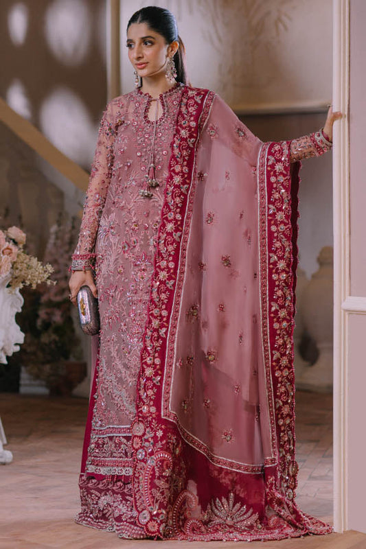 ELAN Wedding Festive Embroidered Organza 3Pc Suit EC2-23-01 - Riwayat-e-khas