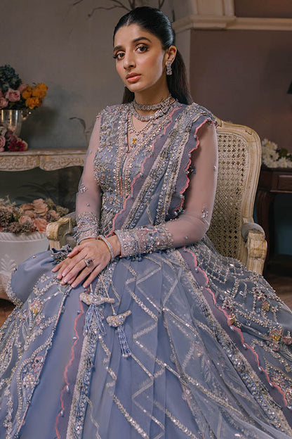 ELAN Wedding Festive Embroidered Net 3Pc Suit EC2-23-08 - Riwayat-e-khas