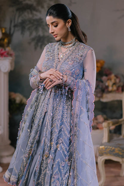 ELAN Wedding Festive Embroidered Net 3Pc Suit EC2-23-08 - Riwayat-e-khas