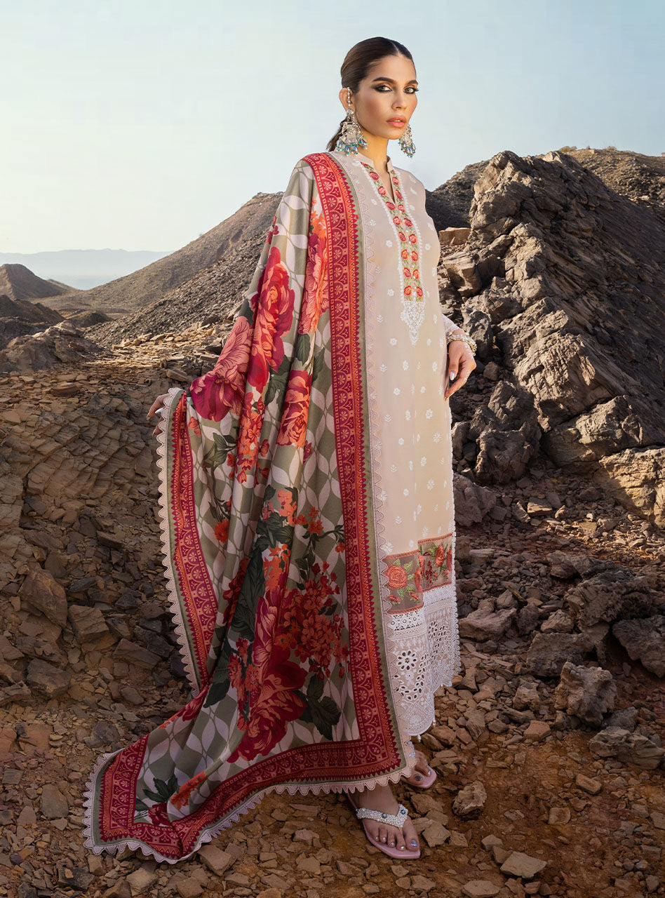 Zainab Chottani - Luxury Chikankari '23 Lawn Collection - DURNAZ 4B - TC-344 - Riwayat-e-khas