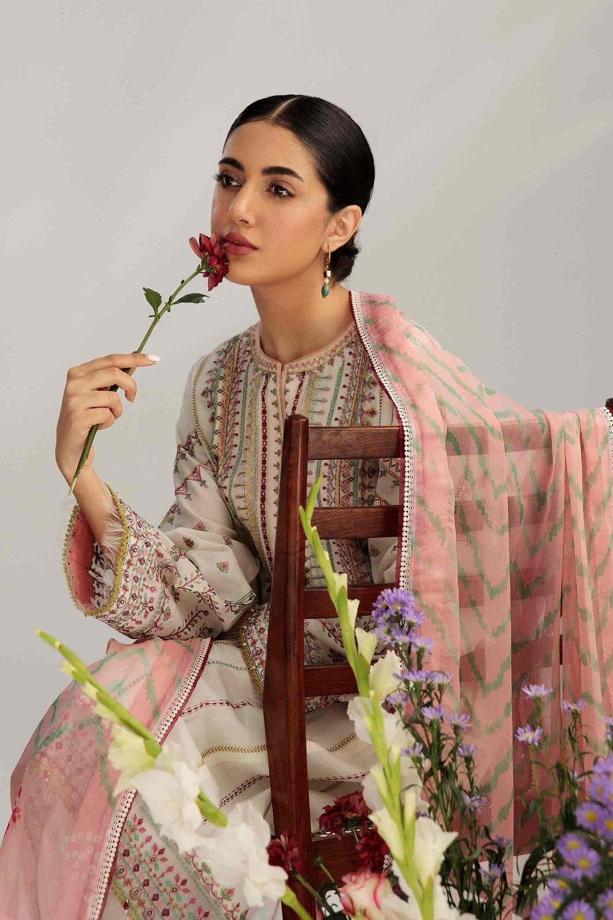 Zara Shahjahan - COCO LAWN SS '23 - Z23-4B - TC-334 - Riwayat-e-khas