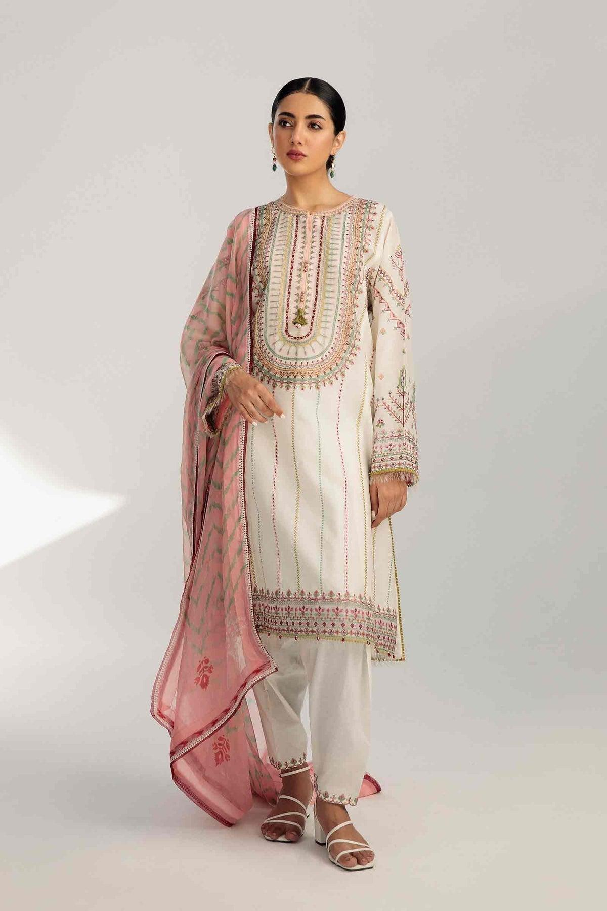 Zara Shahjahan - COCO LAWN SS '23 - Z23-4B - TC-334 - Riwayat-e-khas