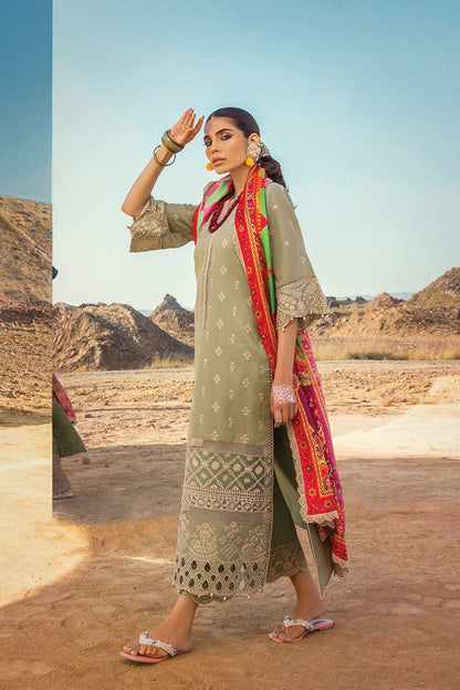 Zainab Chottani - Luxury Chikankari '23 Lawn Collection - LAAL’EN 10B - TC-338 - Riwayat-e-khas