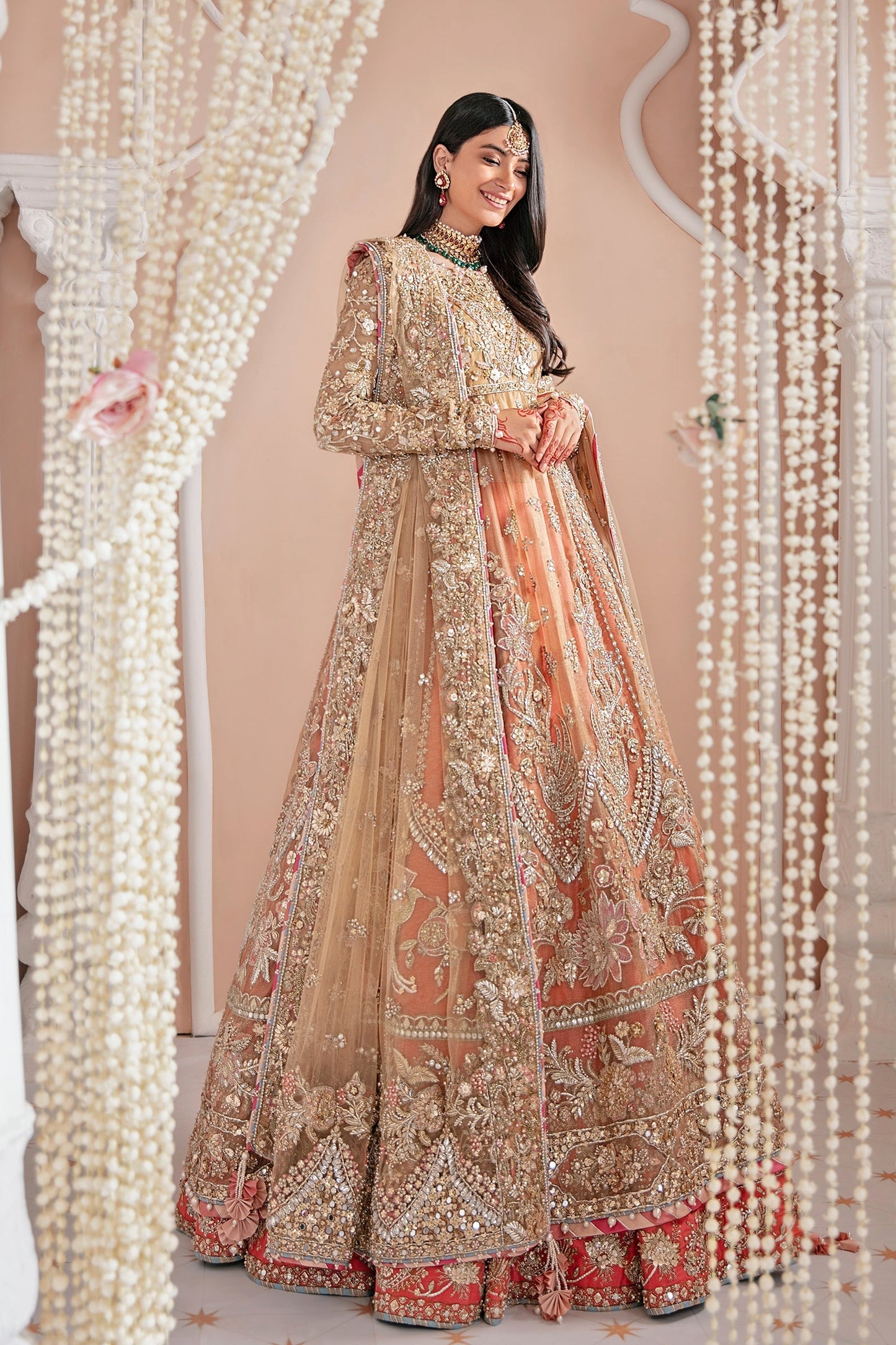 Zaha Bridal UNSTITCHED – NIKKAH – MASAKALI (ZB-12) - Riwayat-e-khas