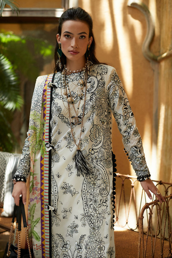 ELAN-KAIA (EL23-07 A)-LAWN COLLECTION'23 - Riwayat-e-khas