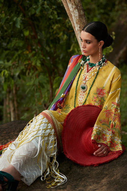 ELAN-ERINA (EL23-04 A)-LAWN COLLECTION'23 - Riwayat-e-khas