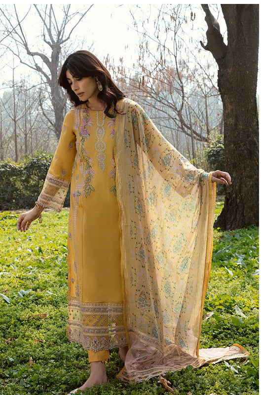 QALAMKAR QLINE-AK-09 MAHROSH-LAWN COLLECTION'23 - Riwayat-e-khas